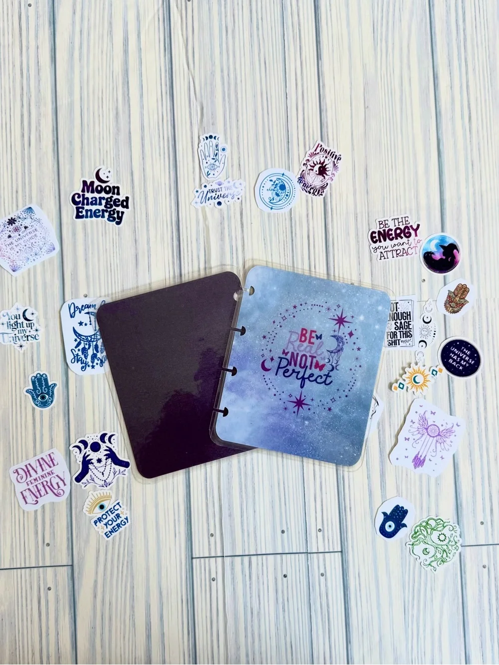 Positive Mind Purple Disc-Bound Planner